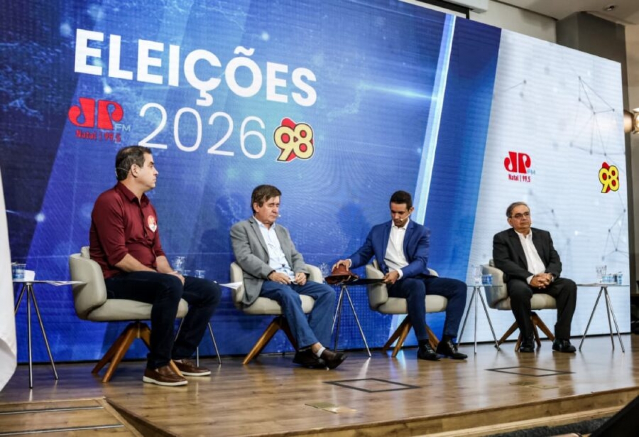 Debate entre candidatos ao Governo do RN foi marcado por troca de acusações: “Trem da alegria”, “mentiroso” e “nervosinho”