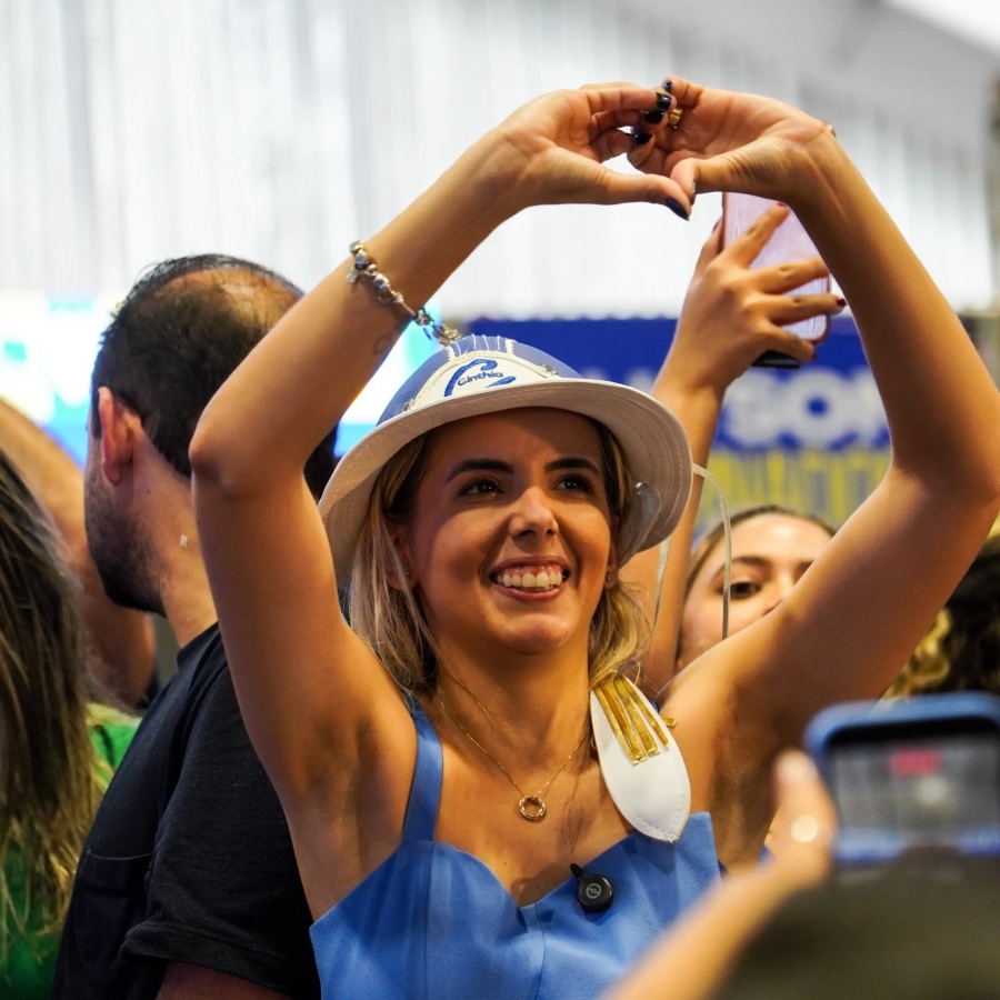 Cinthia de Allyson aparece na liderança para deputado estadual, aponta Exatus