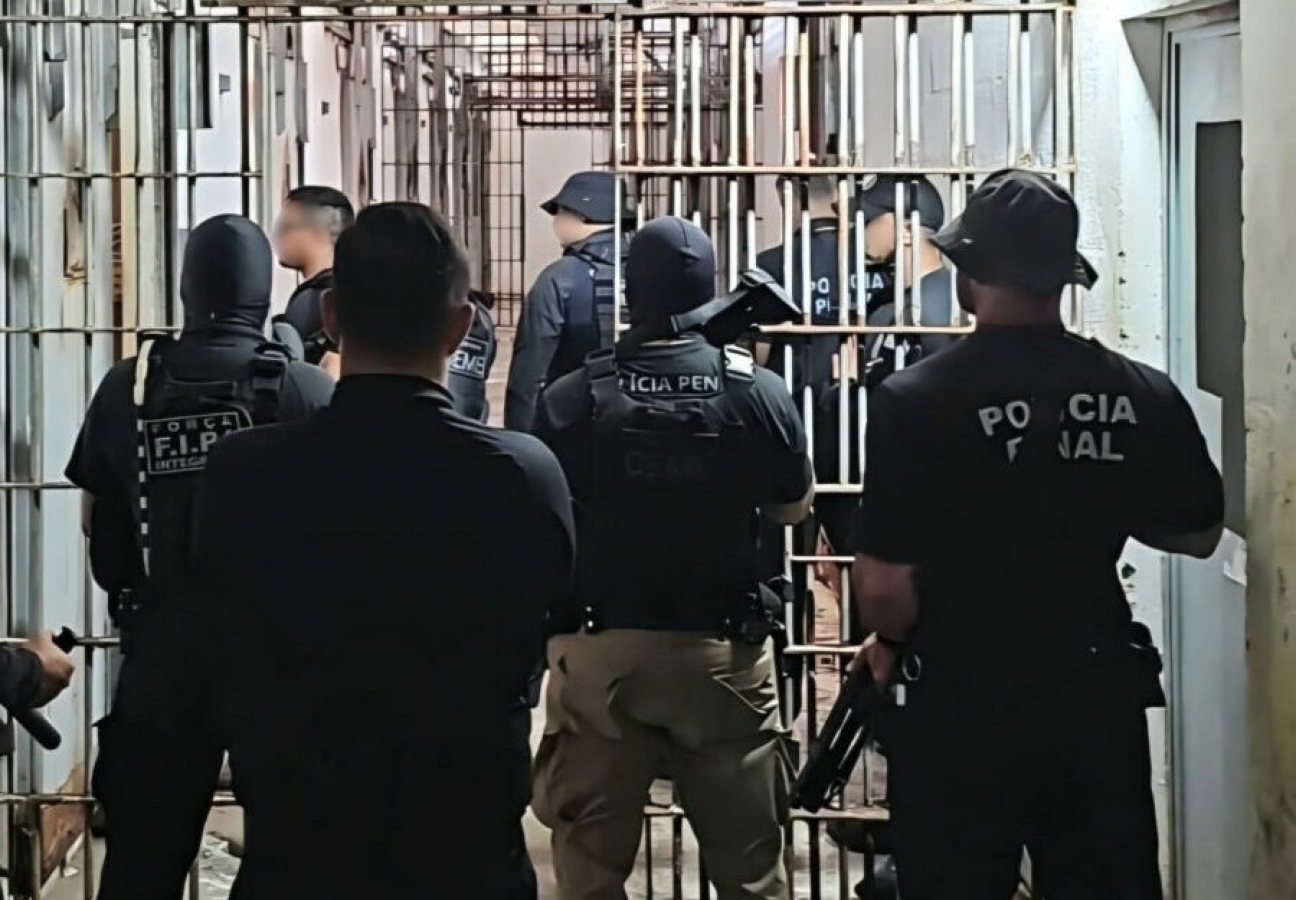 Polícia penal impede fuga de 14 detentos do Complexo de Alcaçuz