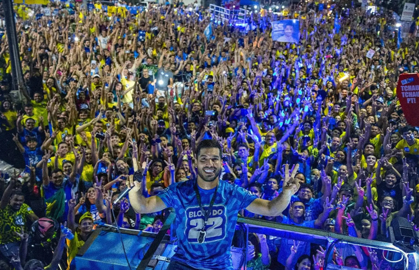 André Fernandes participa do “Bloco 22” em Mossoró; Natal também recebe mobilização