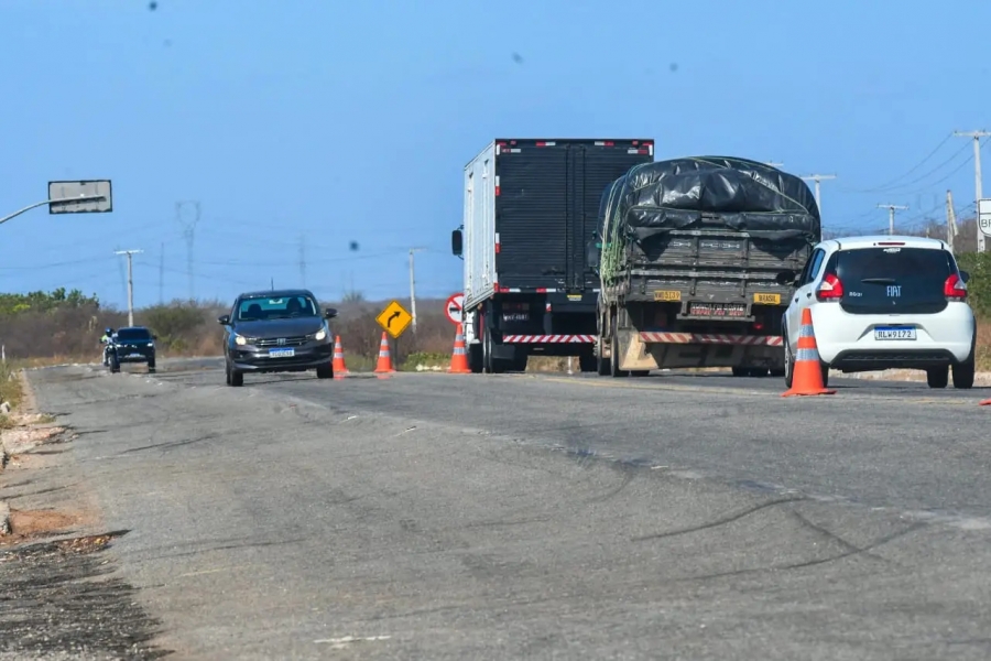 Primeiros 10 km da duplicação da BR-304 entre Assú e Mossoró serão liberados na quarta