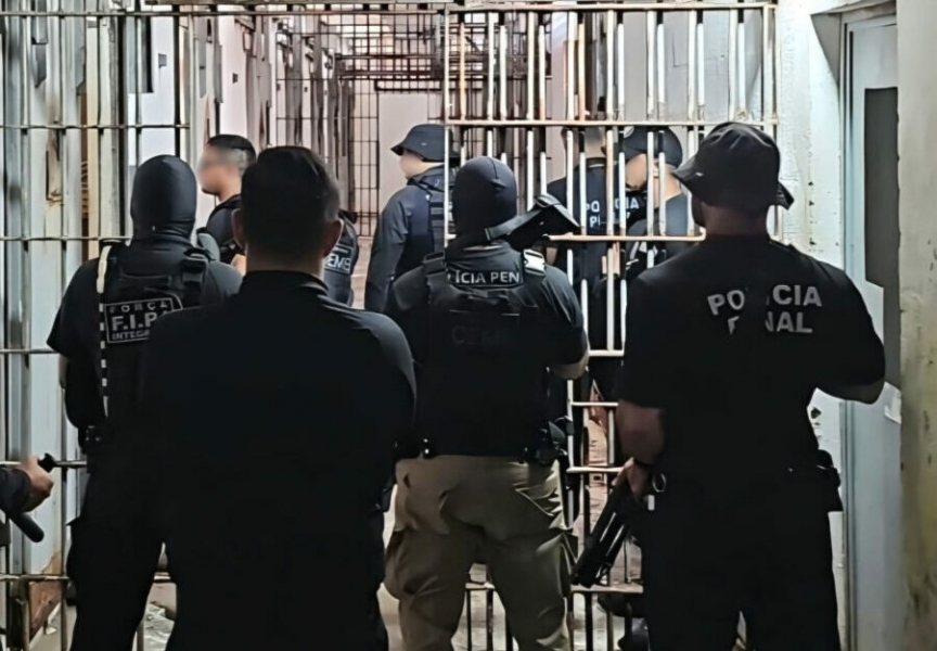 Polícia penal impede fuga de 14 detentos do Complexo de Alcaçuz