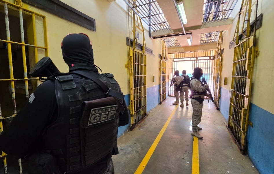 'Pente-fino' em presídios do RN termina sem encontrar nenhum celular