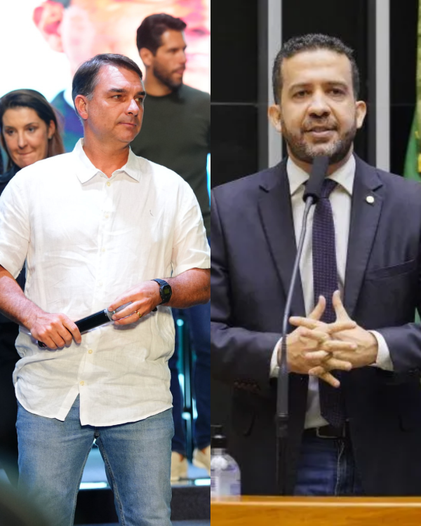 Campanha de Flávio convida ex-mulher de Janones para debate; entenda