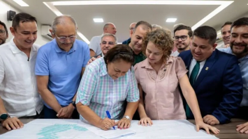 Fátima autoriza obra de R$ 54 milhões para sistema de esgoto em Apodi