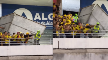 Torcida organizada do Sport entra em confronto com a PM após derrota para o CRB