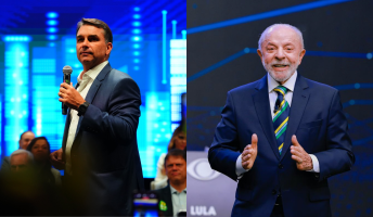 Quaest: Flávio tem 45% no  2º turno; Lula, 44%